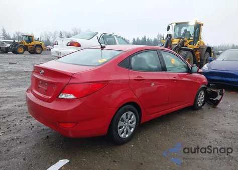 2016 Hyundai Accent Se z USA, uszkodzony, nr VIN KMHCT4AE0GU112172